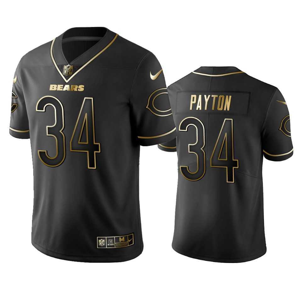 Nike Bears 34 Walter Payton Black Gold Vapor Untouchable Limited Jersey Dzhi,We sell and wholesale Nike Bears 34 Walter Payton Black Gold Vapor Untouchable Limited Jersey Dzhi on line form chian!